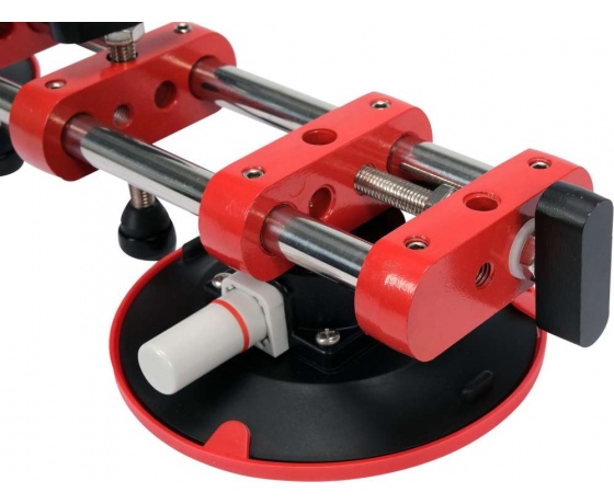 Фото 5 - Регулятор шва при викладанні керамічної плитки YATO з 2 присоск Ø= 150мм і 2 напрямн штангами- 44 см