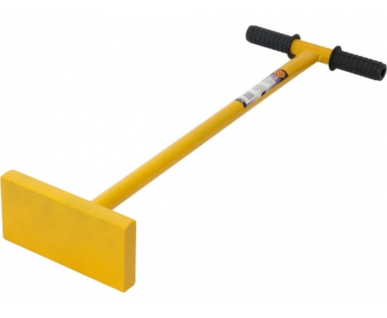 Фото 4 - Трамбувач бруківки ручний VOREL, 8,5 кг, вис.- 82 см, платформа- 250х 120х 30 мм