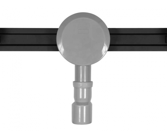 Фото 2 - Трап підлоговий лінійний з нержавіючої сталі, чорний FALA SLIM BLACK; 80х 3х 7 см, сифон- 56 мм