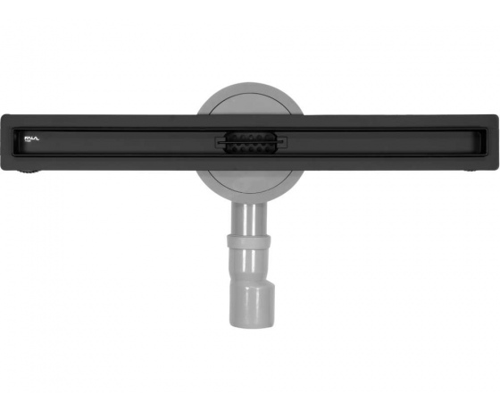 Фото 3 - Трап підлоговий лінійний з нержавіючої сталі, чорний FALA SLIM BLACK; 90х 3х 7 см, сифон- 56 мм