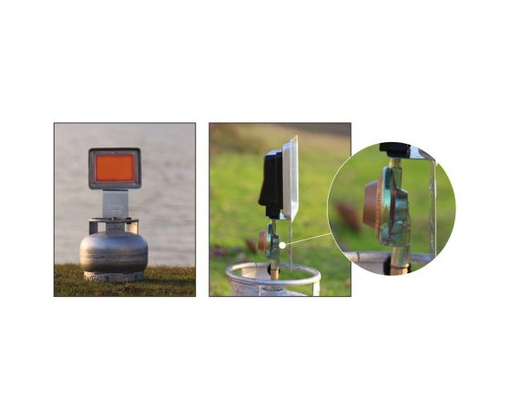 Фото 3 - Обогреватель газовый инфракрасный 1.4кВт с редуктором SIGMA (2903731)