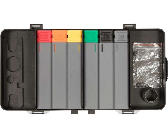 Фото 7 - Заклепочник YATO з обертовою головкою l= 275 мм, для нітів Ø= 2,4; 3,2; 4,0; 4,8мм, нітогайок М3- М6