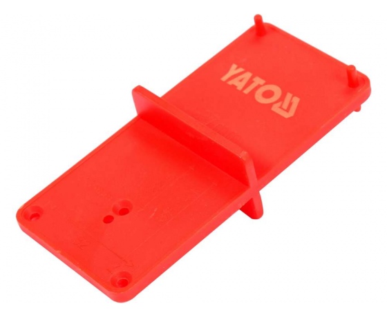 Фото 2 - Шаблон розмічальний YATO для встановлення дверних завісів 35/40 мм, 85х 40х 22 мм