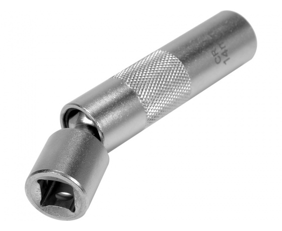 Фото 4 - Головка торцева 12-гранна до свічок двигунів тонкостін YATO М14 з кардан приводом, квад 3/8