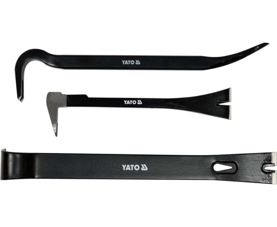 Фото 3 - Набір ломів- цвяходерів YATO: 3 шт., l= 250/350/380 мм