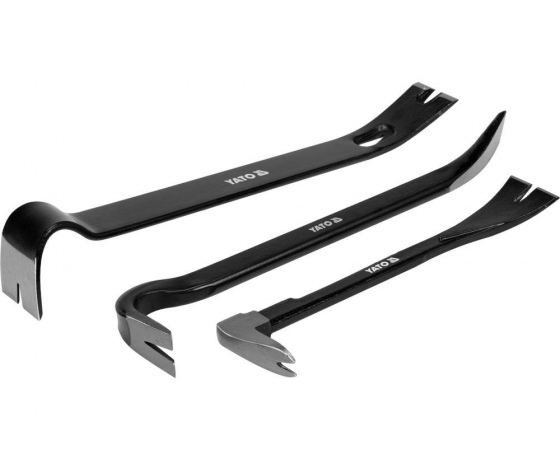 Фото 2 - Набір ломів- цвяходерів YATO: 3 шт., l= 250/350/380 мм