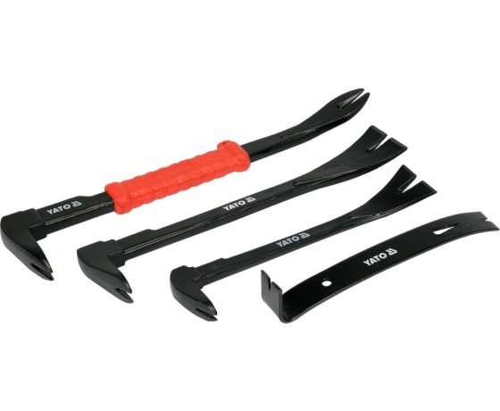 Фото 2 - Набір ломів- цвяходерів YATO: 4 шт., l= 180/2000/250/300 мм