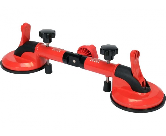 Фото 2 - Присоска  для скла кутова YATO: 2 чашки Ø= 118 мм, m= 50 кг, l= 300 мм, кут- 90-270°