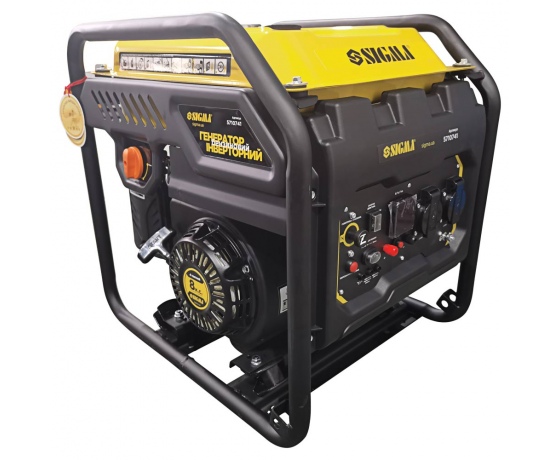 Фото 3 - Генератор инверторный бензиновый 4.0/4.5кВт 12л 4-х тактный ручной запуск SIGMA (5710741)