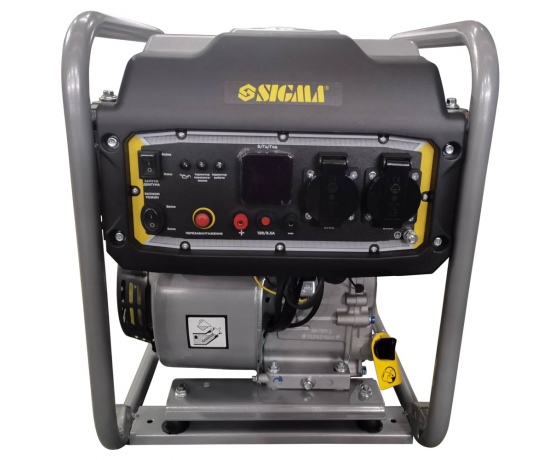 Фото 4 - Генератор инверторный бензиновый 3.0/3.5кВт 7л 4-х тактный ручной запуск SIGMA (5710831)
