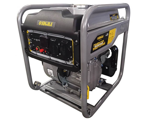 Фото 2 - Генератор инверторный бензиновый 3.0/3.5кВт 7л 4-х тактный ручной запуск SIGMA (5710831)
