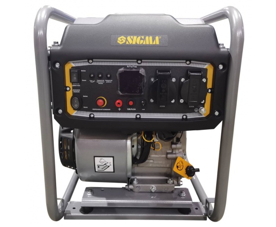 Фото 4 - Генератор инверторный бензиновый 4.0/4.5кВт 7л 4-х тактный ручной запуск SIGMA (5710841)