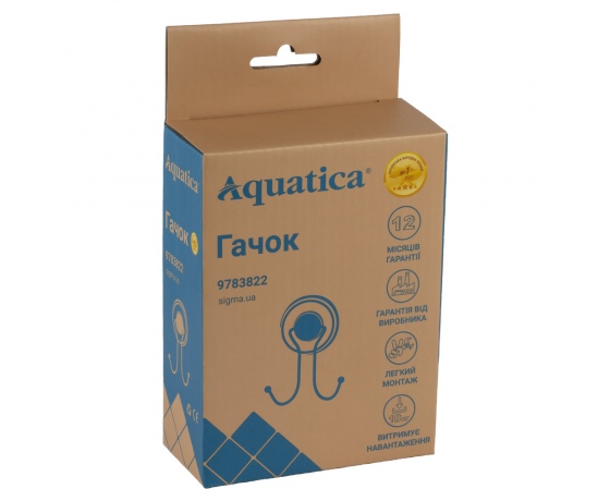 Фото 7 - Крючки на вакуумных присосках s38 93×64×125мм AQUATICA (9783822)