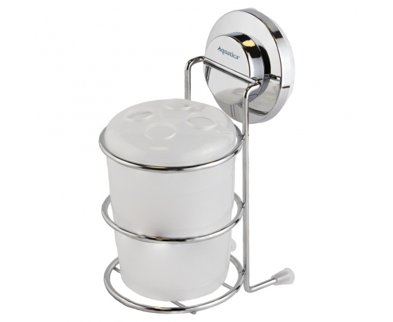 Фото 4 - Стакан на вакуумной присоске s38 73×100×163мм AQUATICA (9783825)