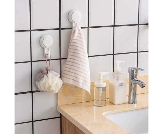 Фото 8 - Крючки на вакуумных присосках s42 64×45×115мм (2шт) AQUATICA (9784284)