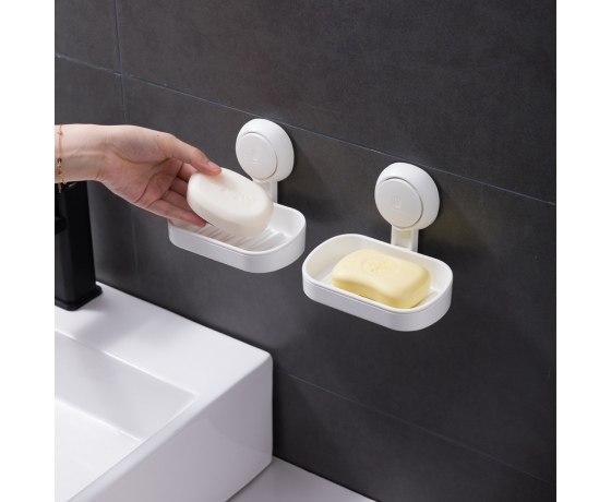 Фото 8 - Мыльница на вакуумной присоске s42 142×103×111мм AQUATICA (9784289)