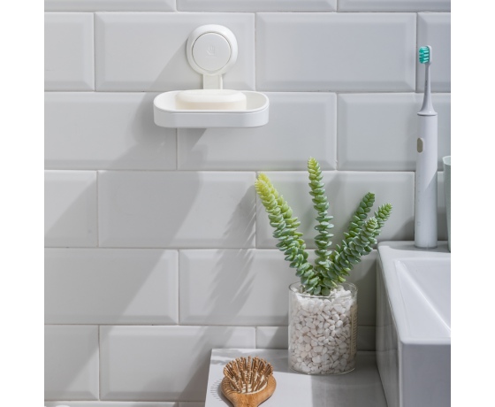 Фото 9 - Мыльница на вакуумной присоске s42 142×103×111мм AQUATICA (9784289)