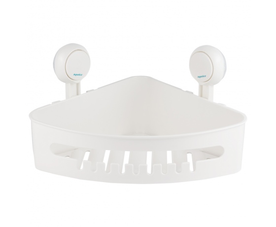 Фото 5 - Корзина на вакуумных присосках угловая s42 255×255×105мм AQUATICA (9784293)