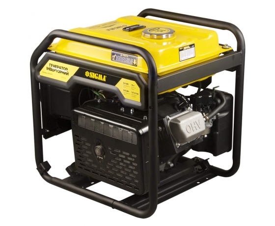 Фото 6 - Генератор инверторный бензиновый 220В 5.5/6.0кВт 15л 4-х тактный с выводом под АВР SIGMA (5710771)