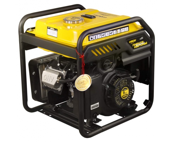 Фото 9 - Генератор инверторный бензиновый 220В 5.5/6.0кВт 15л 4-х тактный с выводом под АВР SIGMA (5710771)