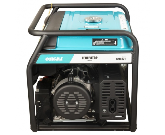 Фото 5 - Генератор бензиновый 220В 5.0/5.5кВт 4-х тактный с выводом под АВР SIGMA (5710321)