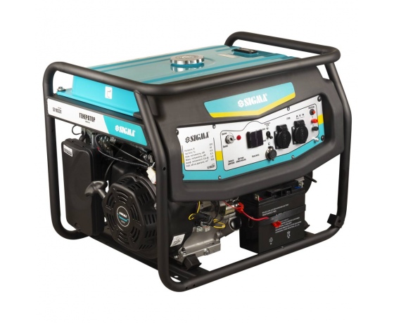 Фото 3 - Генератор бензиновый 220В 6.0/6.5кВт 4-х тактный с выводом под АВР SIGMA (5710331)