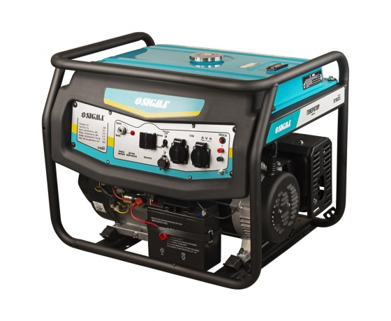 Фото 5 - Генератор бензиновый 220В 6.0/6.5кВт 4-х тактный с выводом под АВР SIGMA (5710331)