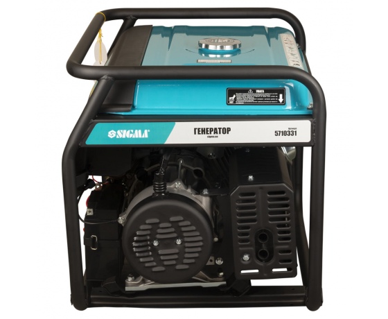 Фото 6 - Генератор бензиновый 220В 6.0/6.5кВт 4-х тактный с выводом под АВР SIGMA (5710331)