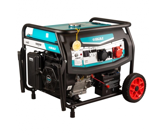 Фото 3 - Генератор бензиновый 220-380В 9.5/10.0кВт 4-х тактный электрозапуск SIGMA (5710531)