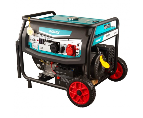 Фото 5 - Генератор бензиновый 220-380В 9.5/10.0кВт 4-х тактный электрозапуск SIGMA (5710531)