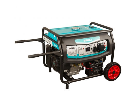 Фото 3 - Генератор бензиновый 220В 7.5/8.0кВт 4-х тактный электрозапуск SIGMA (5710561)