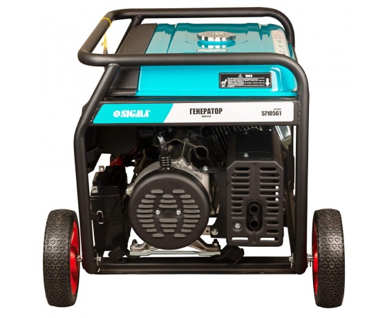 Фото 7 - Генератор бензиновый 220В 7.5/8.0кВт 4-х тактный электрозапуск SIGMA (5710561)