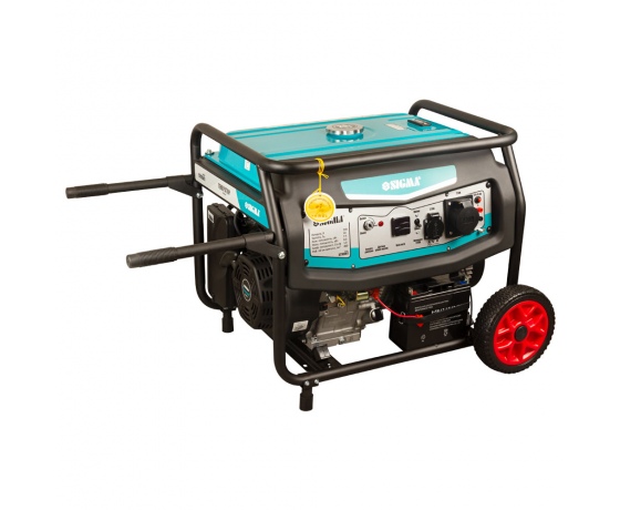 Фото 2 - Генератор бензиновый 220В 7.5/8.0кВт 4-х тактный электрозапуск SIGMA (5710561)