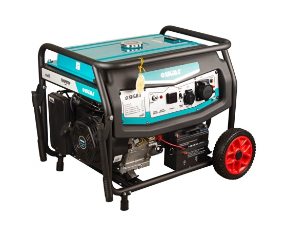 Фото 3 - Генератор бензиновый 220В 8.5/9.0кВт 4-х тактный электрозапуск SIGMA (5710571)
