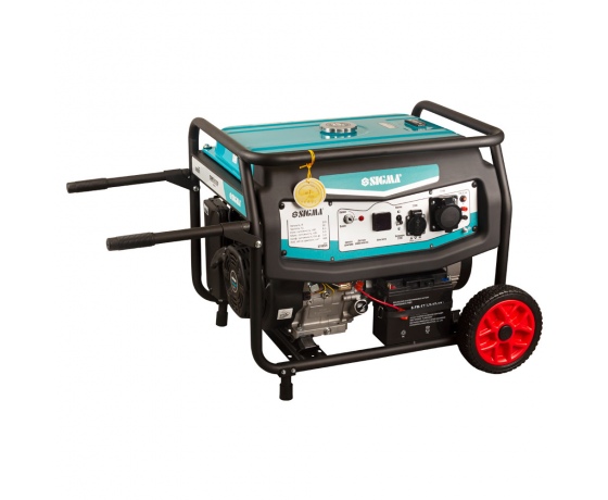 Фото 2 - Генератор бензиновый 220В 8.5/9.0кВт 4-х тактный электрозапуск SIGMA (5710571)