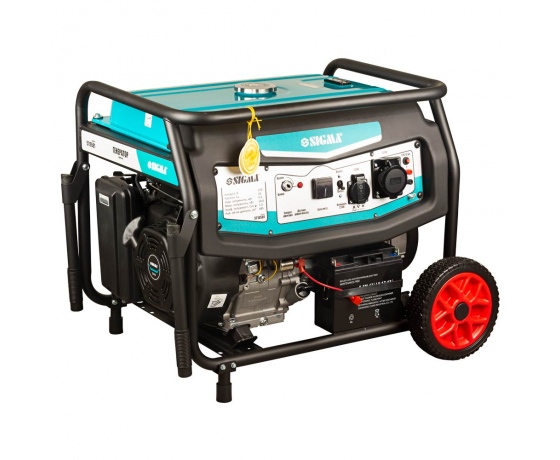 Фото 3 - Генератор бензиновый 220В 9.5/10.0кВт 4-х тактный электрозапуск SIGMA (5710581)