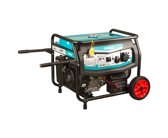 Фото 2 - Генератор бензиновый 220В 9.5/10.0кВт 4-х тактный электрозапуск SIGMA (5710581)