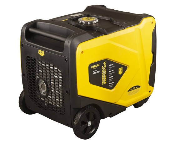 Фото 9 - Генератор инверторный бензиновый 220В 5.5/6.0кВт 50дБ 4-х тактный электрозапуск SIGMA (5710681)