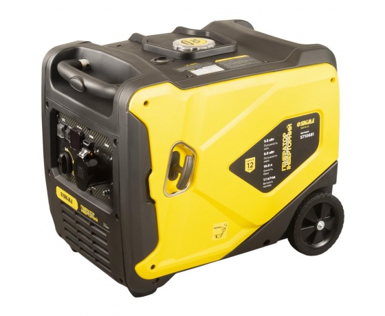 Фото 2 - Генератор инверторный бензиновый 220В 5.5/6.0кВт 50дБ 4-х тактный электрозапуск SIGMA (5710681)