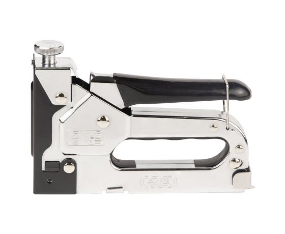 Фото 4 - Степлер с регулятором для скоб 4-14мм (хром) GRAD (2821125)