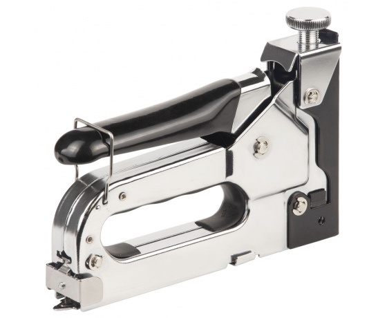 Фото 6 - Степлер с регулятором для скоб 4-14мм (хром) GRAD (2821125)