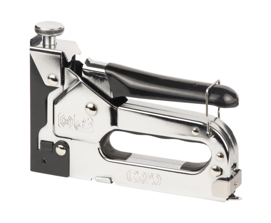 Фото 7 - Степлер с регулятором для скоб 4-14мм (хром) GRAD (2821125)