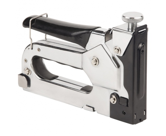 Фото 10 - Степлер с регулятором для скоб 4-14мм (хром) GRAD (2821125)