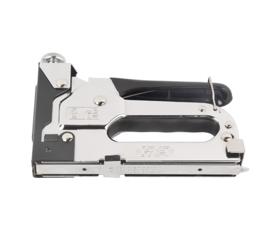 Фото 12 - Степлер с регулятором для скоб 4-14мм (хром) GRAD (2821125)