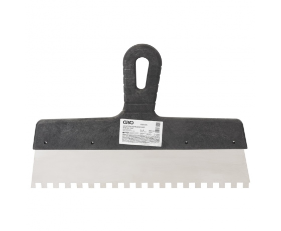 Фото 2 - Шпатель зубчатый (нержавеющий) 300мм 8×8мм GRAD (8321395)