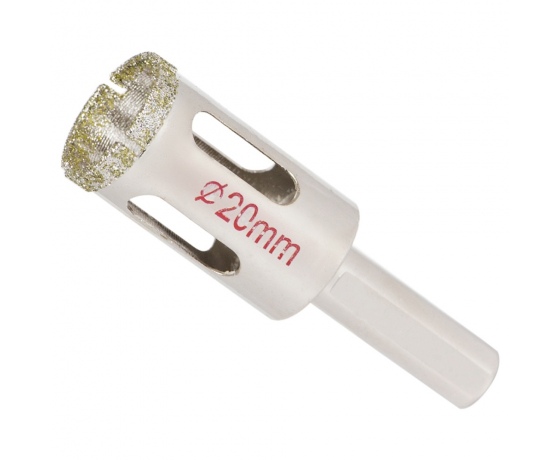 Фото 2 - Коронка алмазная по керамике и стеклу Ø20мм SIGMA (1541201)