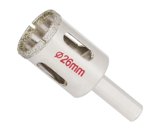 Фото 2 - Коронка алмазная по керамике и стеклу Ø26мм SIGMA (1541261)