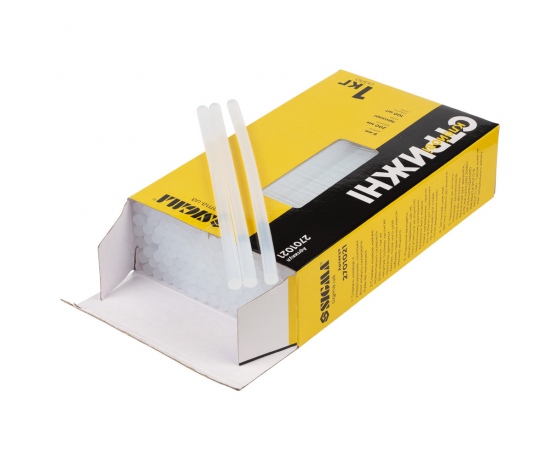 Фото 4 - Стержни клеевые Ø8×200мм 1кг (прозрачные) SIGMA (2701021)