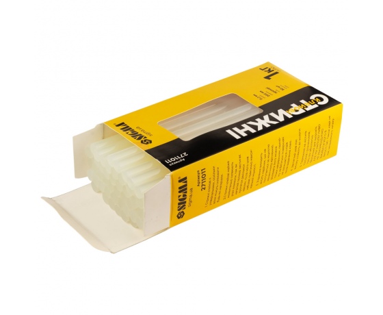 Фото 3 - Стержни клеевые Ø11.2×200мм 1кг (прозрачные) SIGMA (2711011)