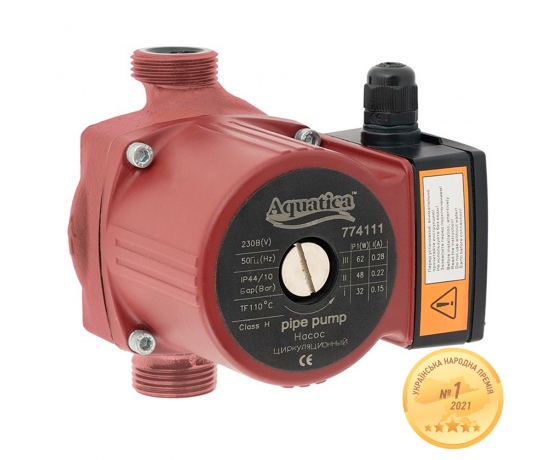 Фото 2 - Насос циркуляционный 65Вт Hmax 4м Qmax 63л/мин Ø1